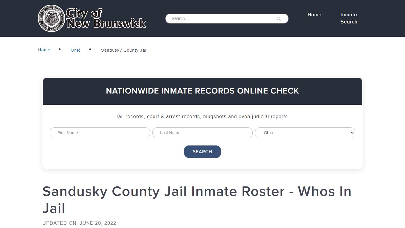 Sandusky County Jail Inmate Roster - Whos In Jail